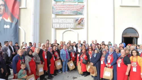 BAŞKAN GENCAN: “ÜRETEN KADINLARIMIZIN EMEĞİ, GELECEĞİMİZİN GÜVENCESİDİR”
